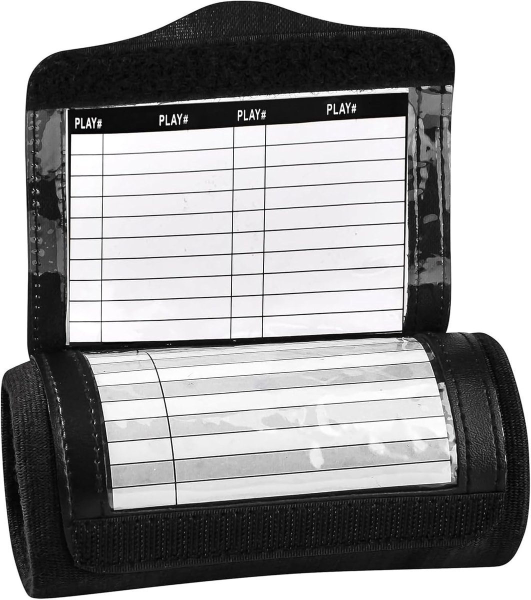 Wristband voor Football Coaches, Transparante Armband met Speelboek, Ideaal voor Sportstrategieën en Training