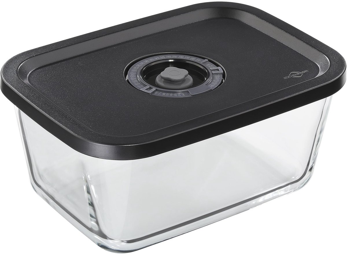 Vacuum Bewaarpot L - Borosilicaatglas