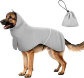 Hondenregenjas met Reflecterende Strepen, Ademend en Winddicht, Verstelbaar voor Kleine, Middelgrote en Grote Honden, Ideaal voor Slecht Weer
