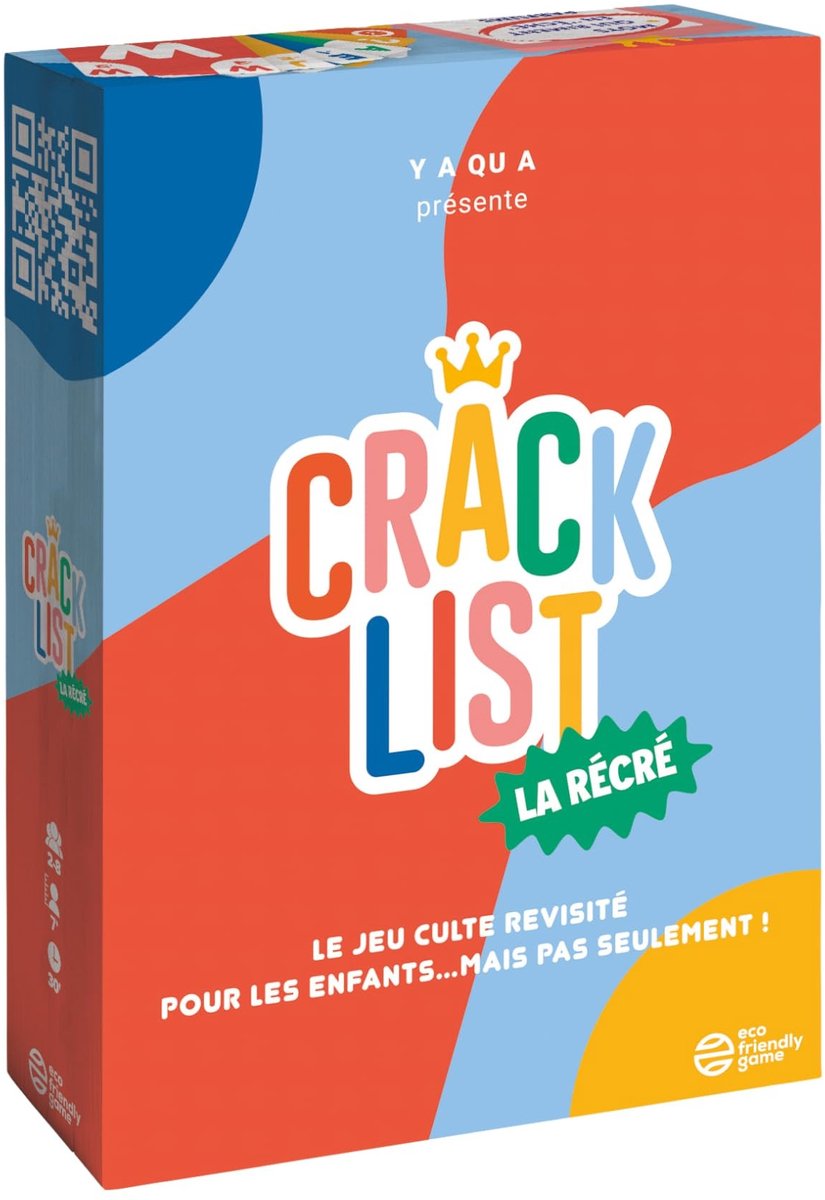 Crack List Kaartspel - Educatief en leuk - Voor 2 tot 8 spelers vanaf 7 jaar