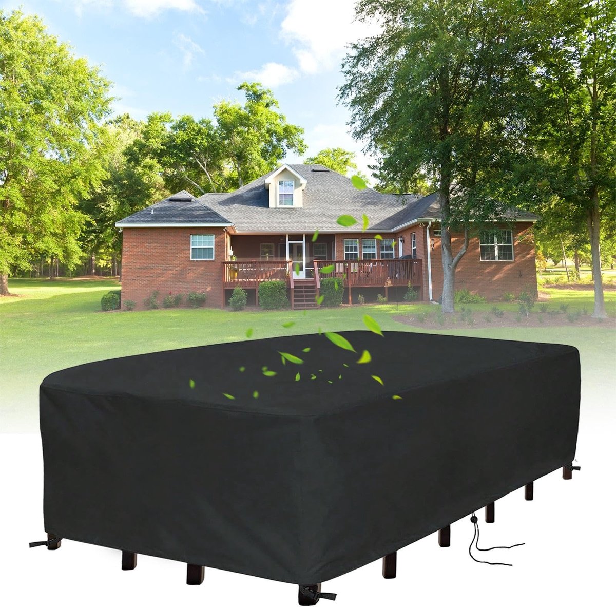 Afdekking voor tuinmeubelen - Waterdicht - Zwart