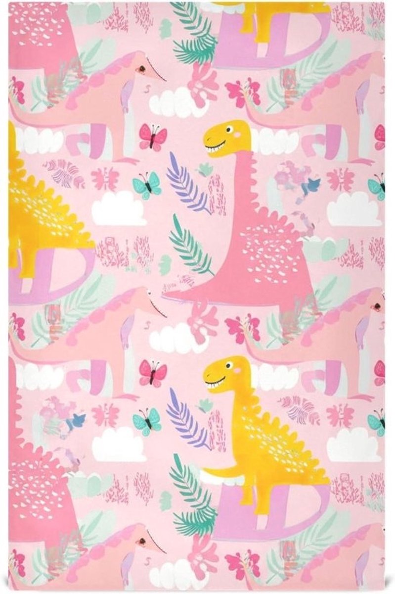 Keukendoeken Set - Theedoeken Vaatdoeken - Keuken Schoonmaken - Super Absorberend - 4 Stuks - Roze