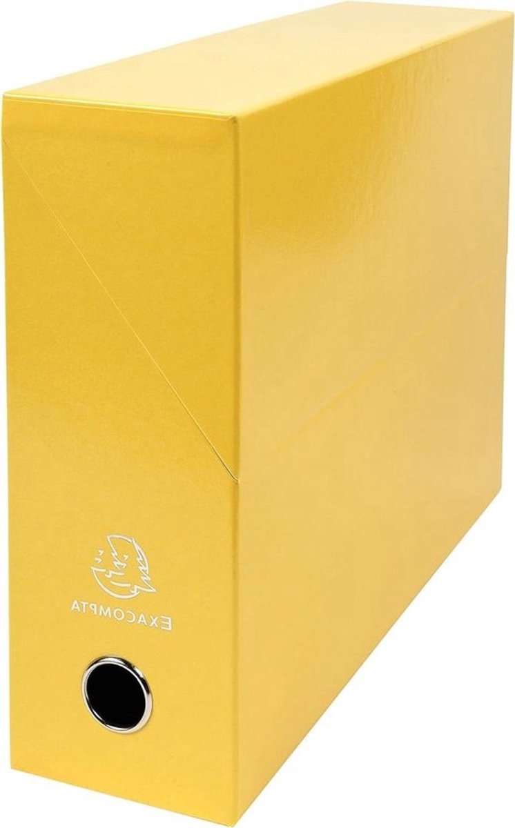 Transferboxen - Dossierdozen Opbergdozen - Documenten Archiveren - Gelamineerd Karton - 24 x 32 cm - Geel