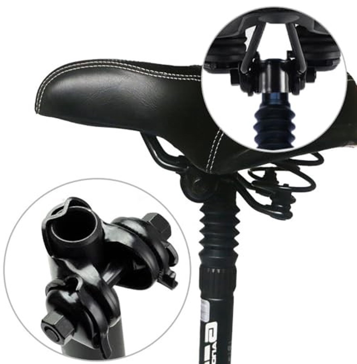 Fietszadel Klem - Staal, 22.2 mm, 1 Stuk