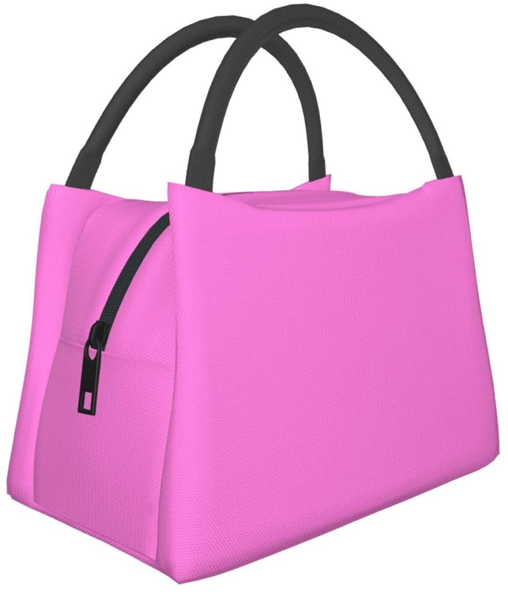 Opvouwbare Koeltas - Geïsoleerde Lunchbox - Rechthoekig - Roze
