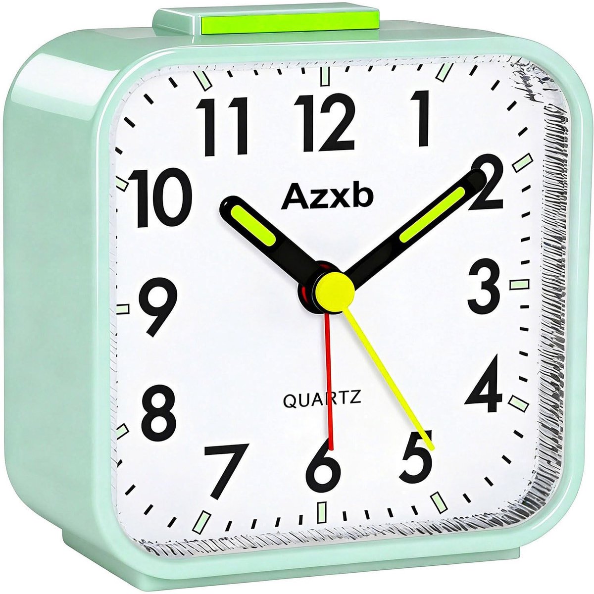Analoge wekker - Stil zonder tikken met nachtlampje