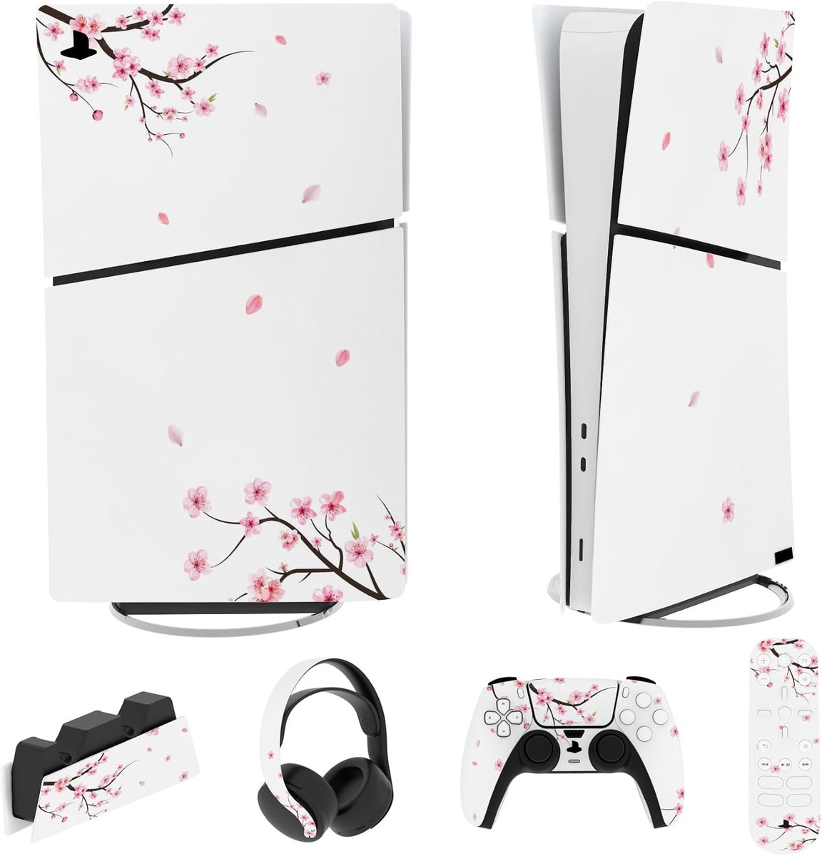 Vinyl Skin Stickerset - Geschikt voor PS5 Slim Digital Edition