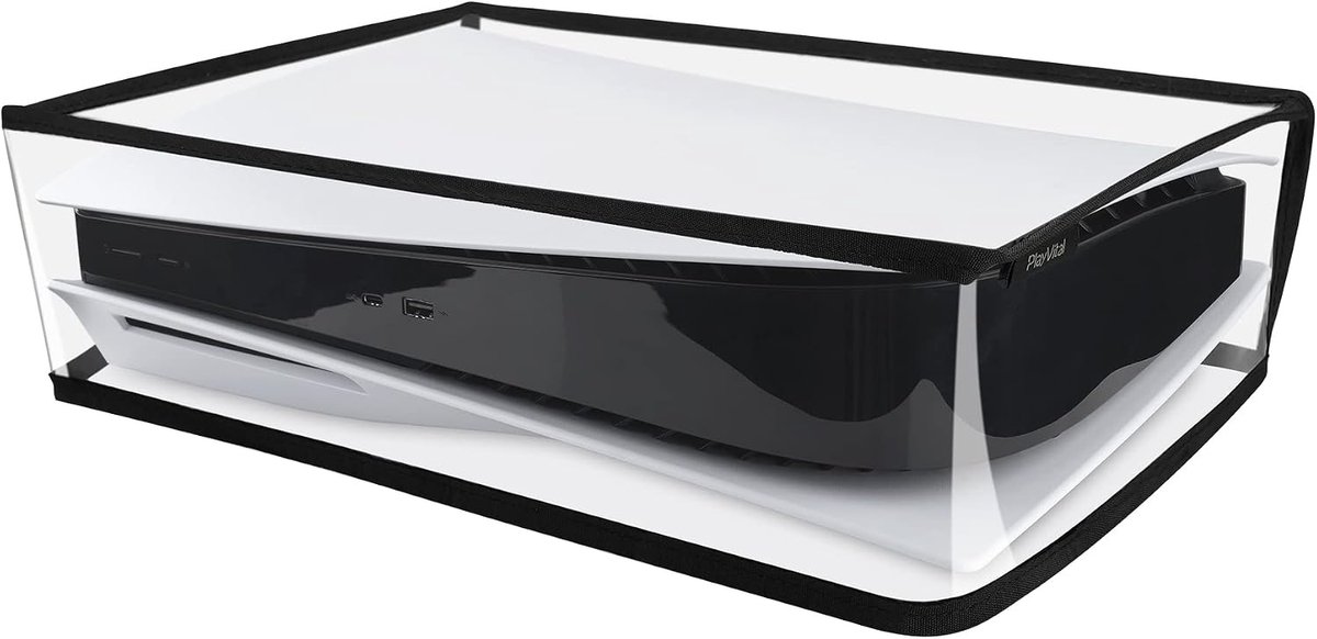 Stofhoes Horizontaal PVC - Geschikt voor PS5 Standaard Disc en Digital