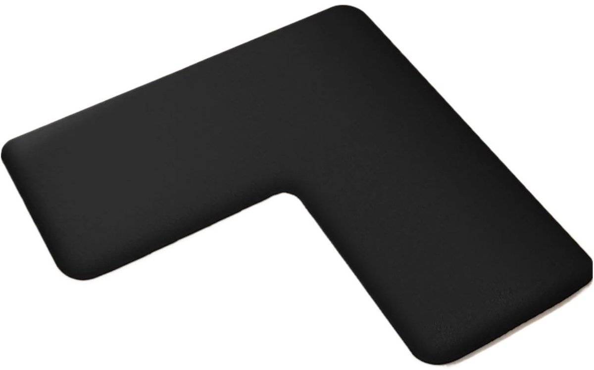 L-vormige Badkamertapijt - Absorberend en Antislip - 120 x 45 cm