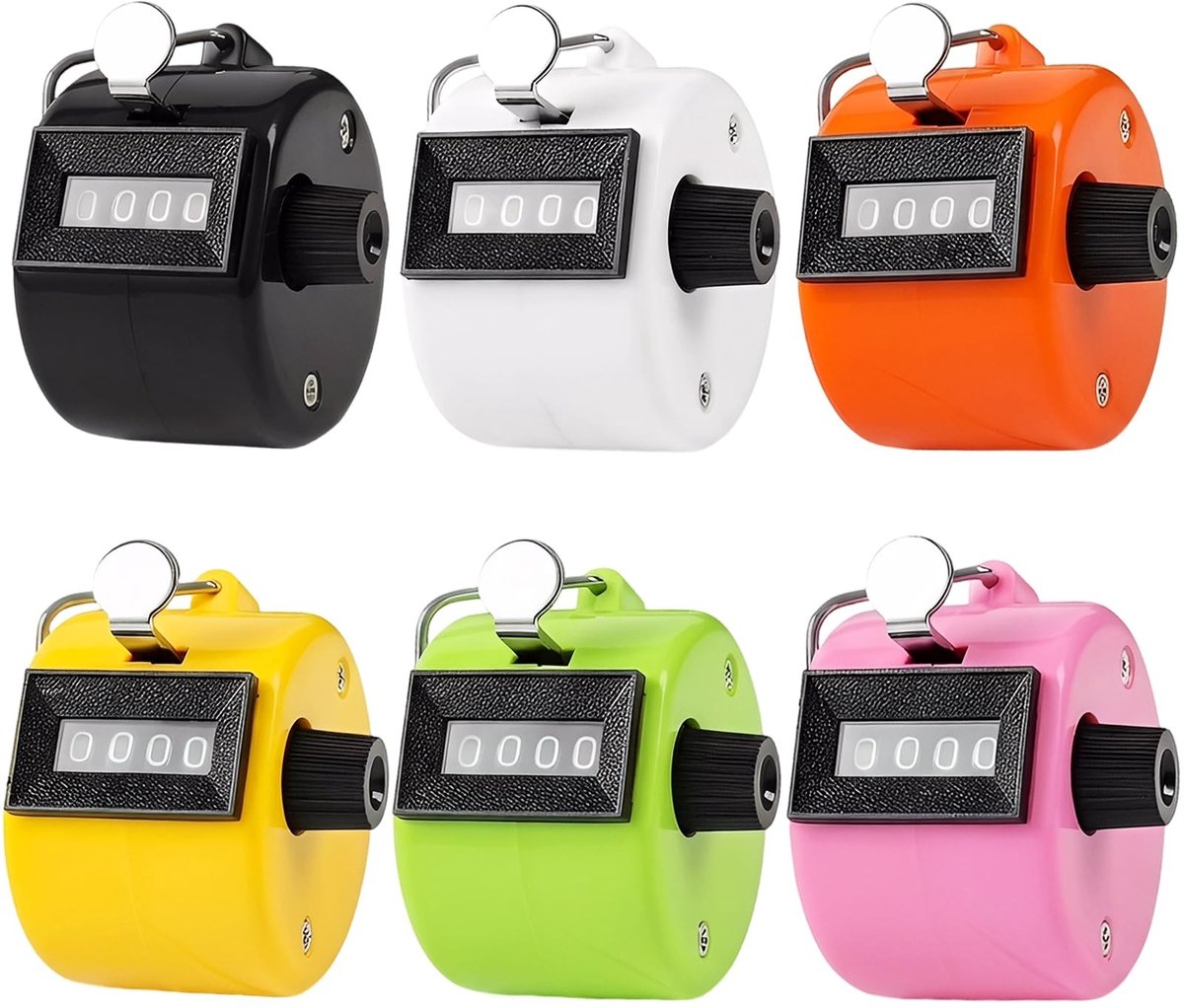 Solidchoice - 4-Cijferige Mechanische Teller in Diverse Kleuren