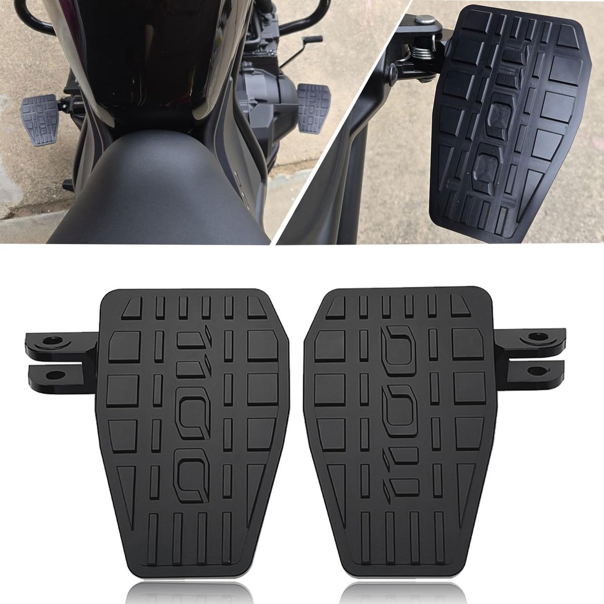 Solidchoice - Brede Voetsteunen voor Motorfiets Rebel 1100