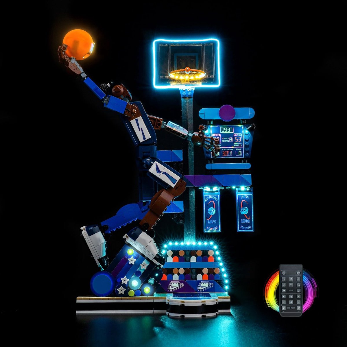 Solidchoice - Remote Control LED Verlichting Set voor Lego Nike Slam Dunk 43010
