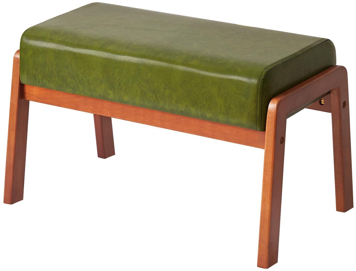 Solidchoice - Grote Rectangulaire Voetenbank van PU Leer