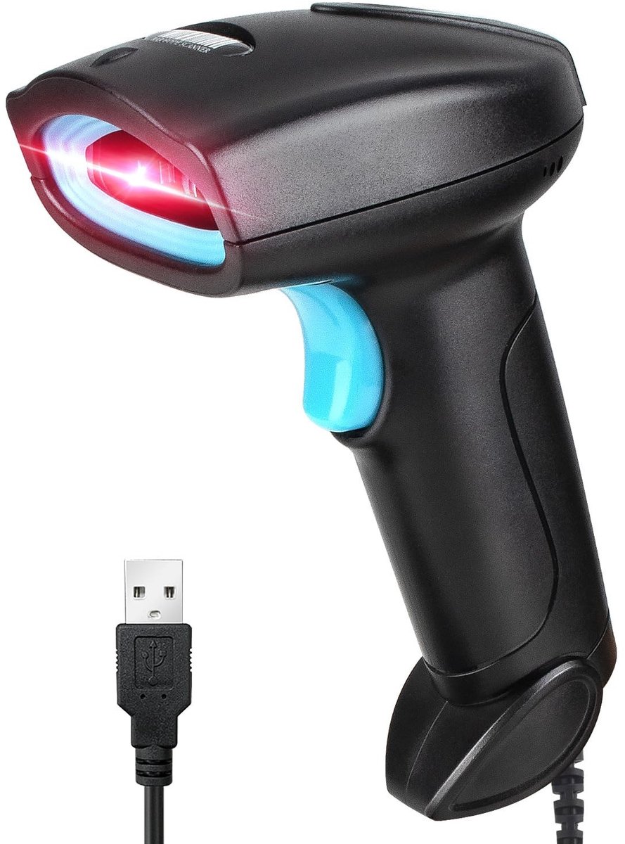 Solidchoice - Handheld CCD Barcode Scanner met USB Aansluiting