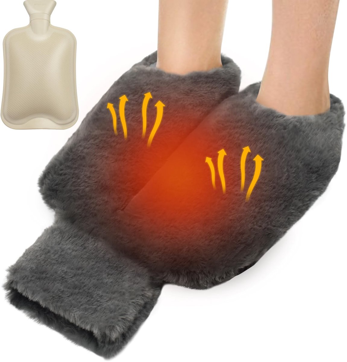 Solidchoice - Voetverwarmer zonder Stroom, 2 Liter Warmwaterkruik