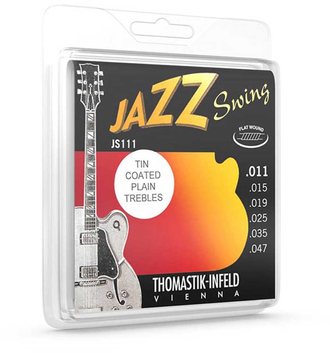 Thomastik JS111T Jazz Swing Flatwound Jazz Snaren Tinplated Trebles (11-47)