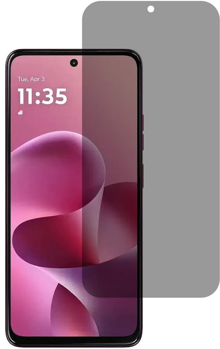 Coverup Screen Protector - Geschikt voor Motorola Moto G37 / G47 Screen Protector - Coverup Privacy Tempered Glass - Transparant