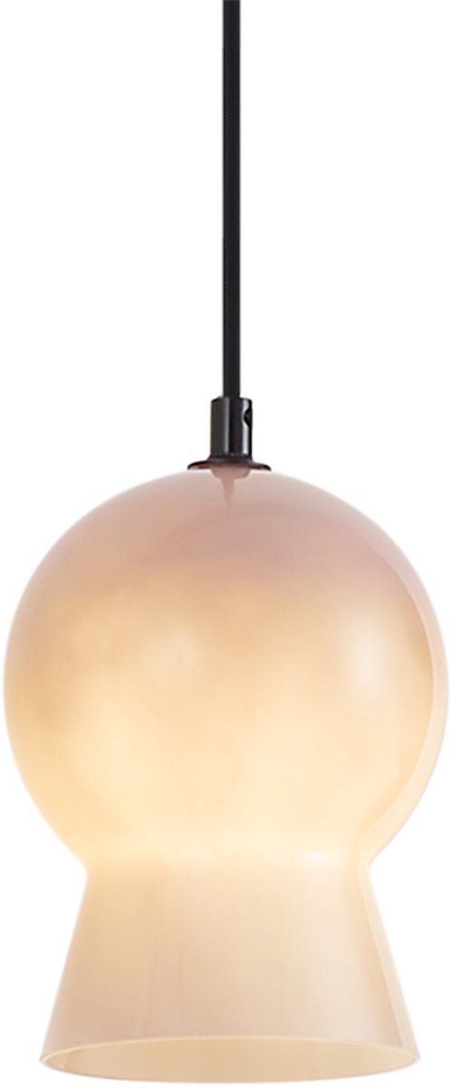 Qazqa retro railsysteem verlichting, railverlichting - Iconic Bell - beige, 13cm, ideaal als lamp woonkamer