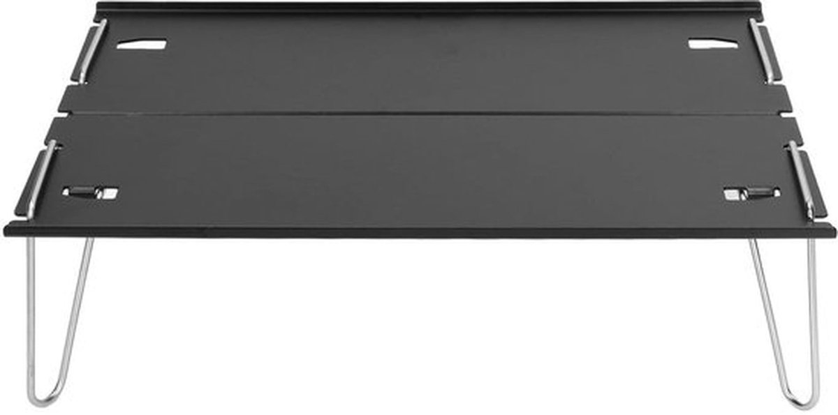 Kampeertafel Draagbaar - Aluminium Opvouwbaar - Lichtgewicht Rugzaktafel - Camping Bijzettafel - Voor Strand/Wandelen - Inclusief Draagtas - Opvouwbare Tafel