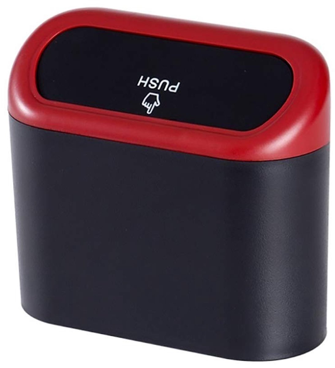 Solidchoice - Auto Afvalbak Interieur Organizer Opslagbox Rood