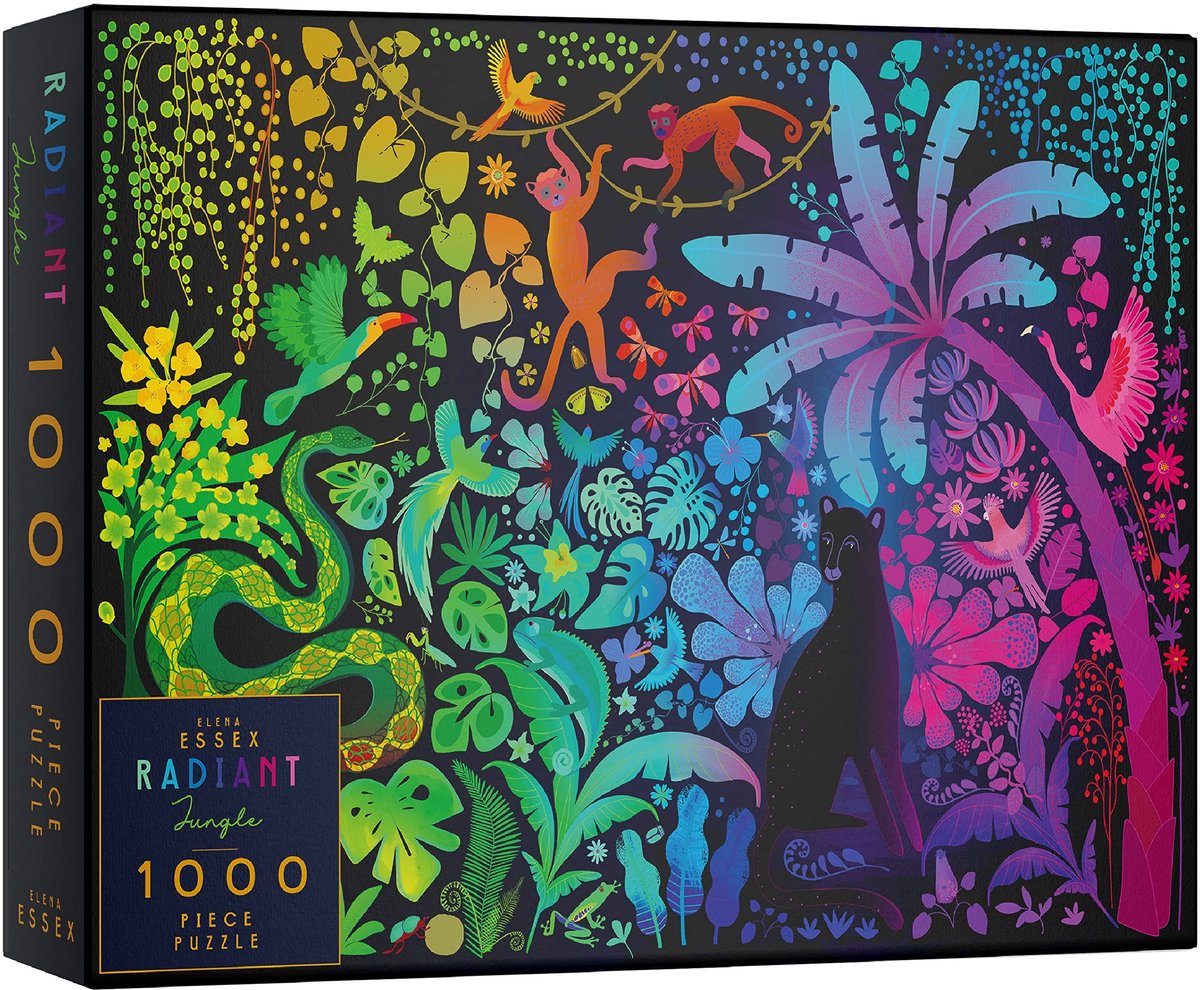 Solidchoice - Puzzle 'Radiant Jungle' voor Volwassenen van 1000 Stukken