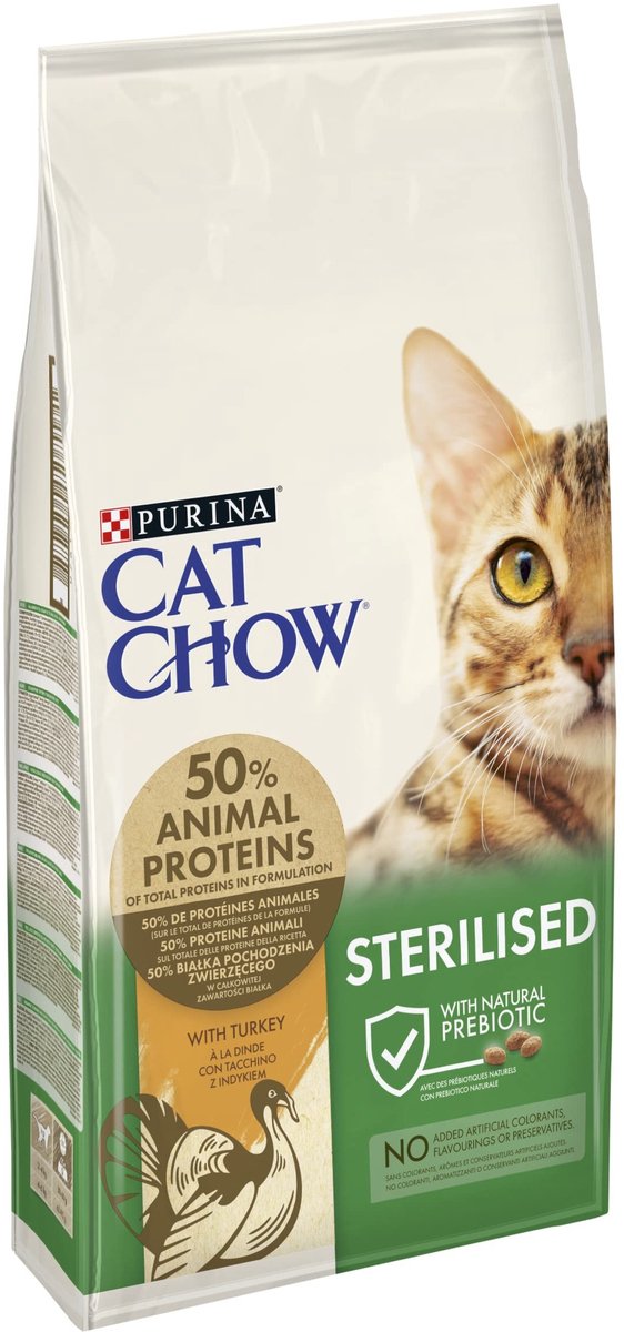 Solidchoice - Volwassen Kattenvoeding voor Gesteriliseerde Katten met Kalkoen, 10 kg