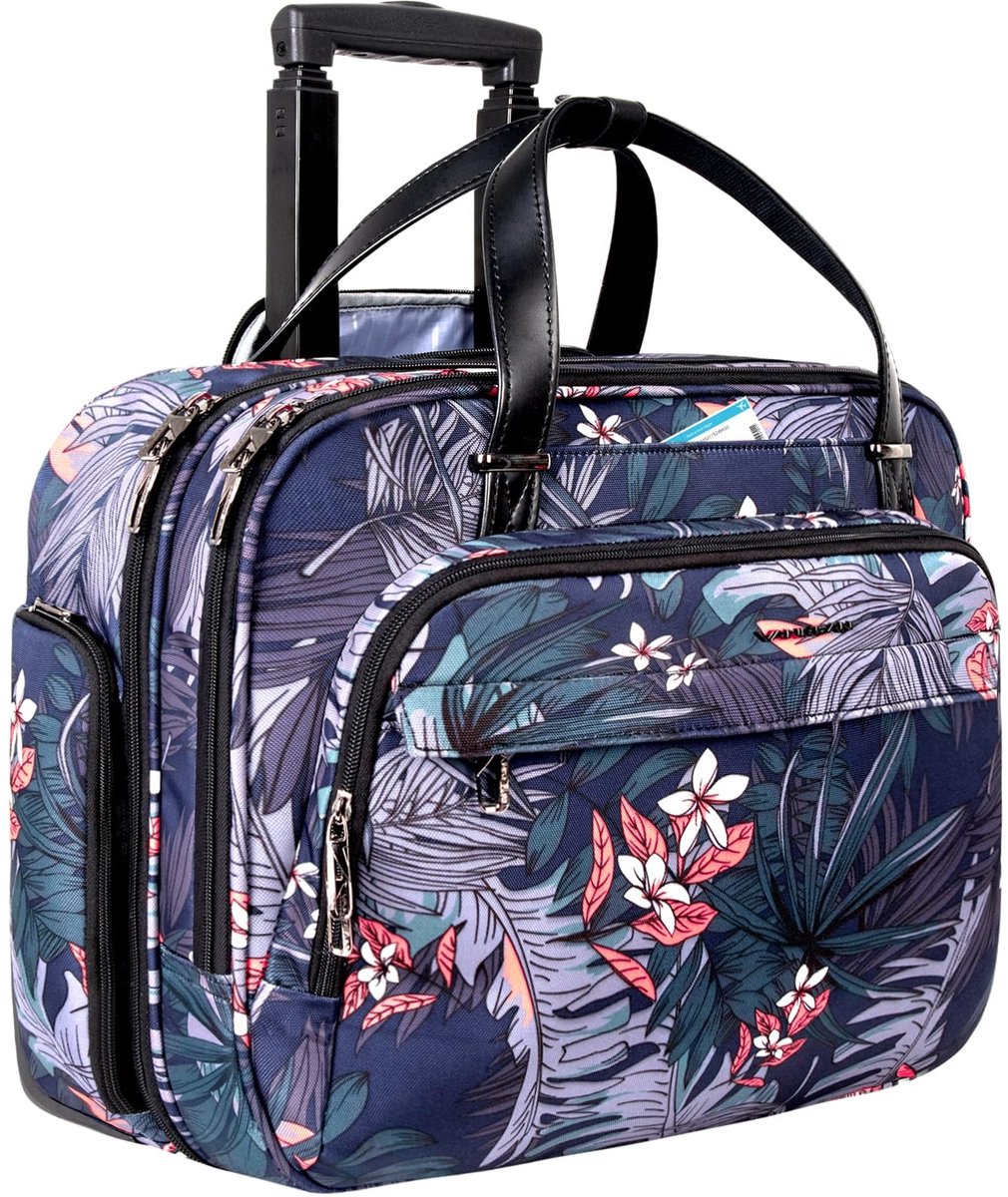 Solidchoice - Premium Rolling Laptop Case voor Vrouwen, Waterdicht Ontwerp