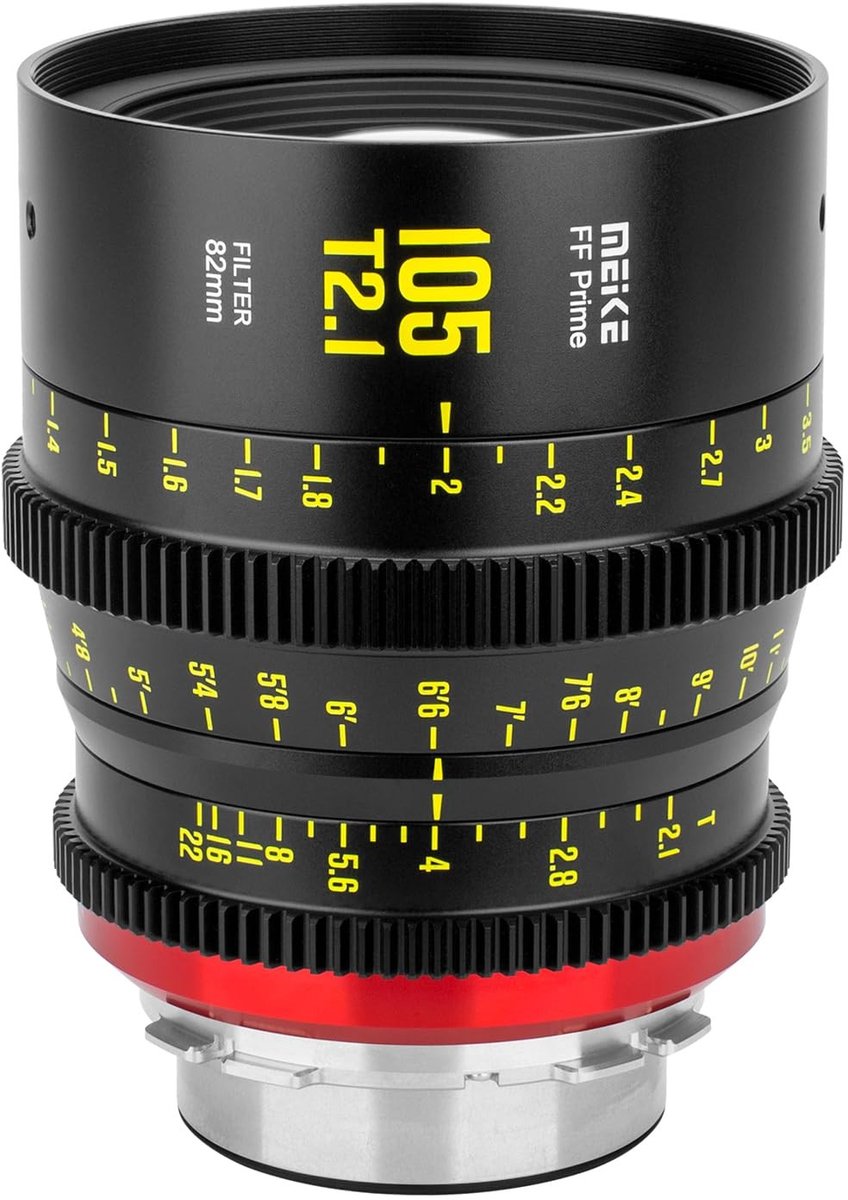 Solidchoice - 105mm T2.1 Full Frame Handmatige Focus Cinema Lens