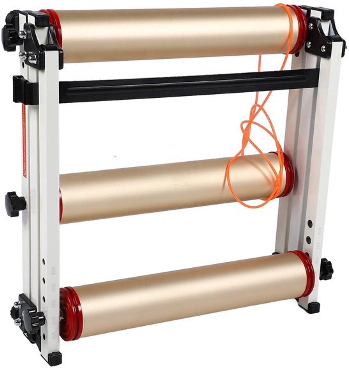 Fietstrainer Verstelbaar - Opvouwbaar Roller-rijplatform - Fitnessapparatuur voor Binnen - Geschikt voor 16-29 inch Fietsen - Aluminium Legering + ABS Materiaal - Lichtgewicht 7600g - Fietsenroller