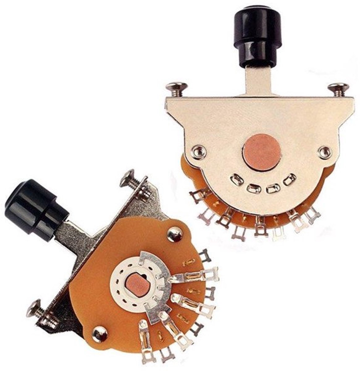 Elektrische 3-weg Schakelaar - Pickup Selector - Geschikt voor Fd Telecaster Tele gitaren - Zwart - Gitaar Accessoire - Eenvoudig te installeren - Muziekinstrument benodigdheden