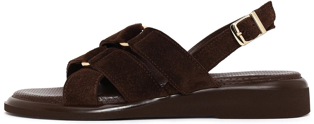 DERIMOD Sandals Suede Leather Sandals