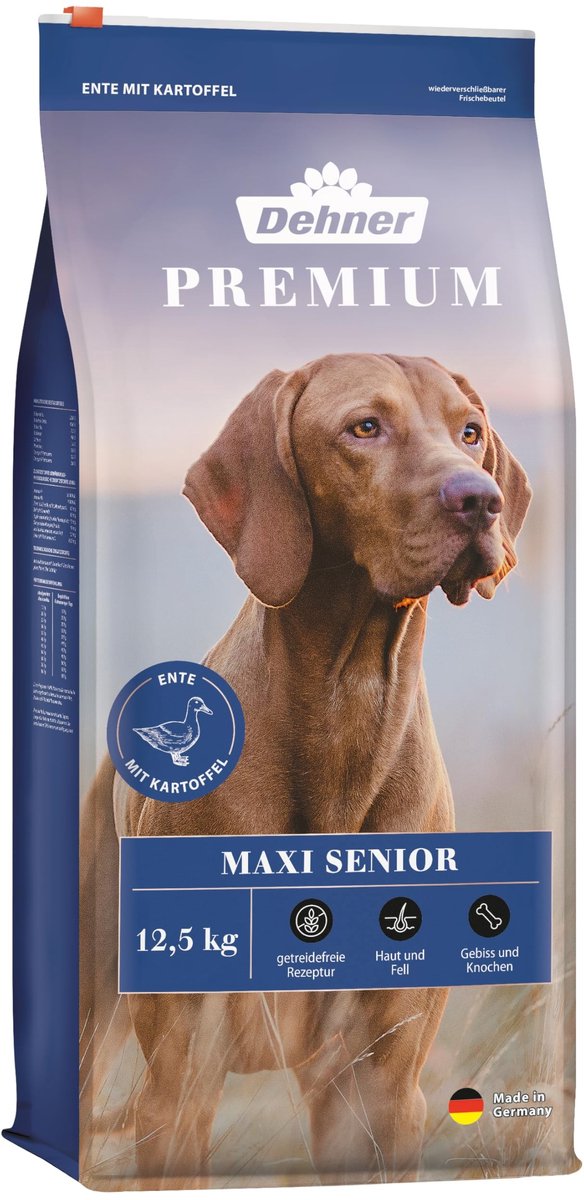 Solidchoice - Graanvrije Hondenvoeding voor Grote Senior Honden, Eend/Lam/Aardappel 12.5kg