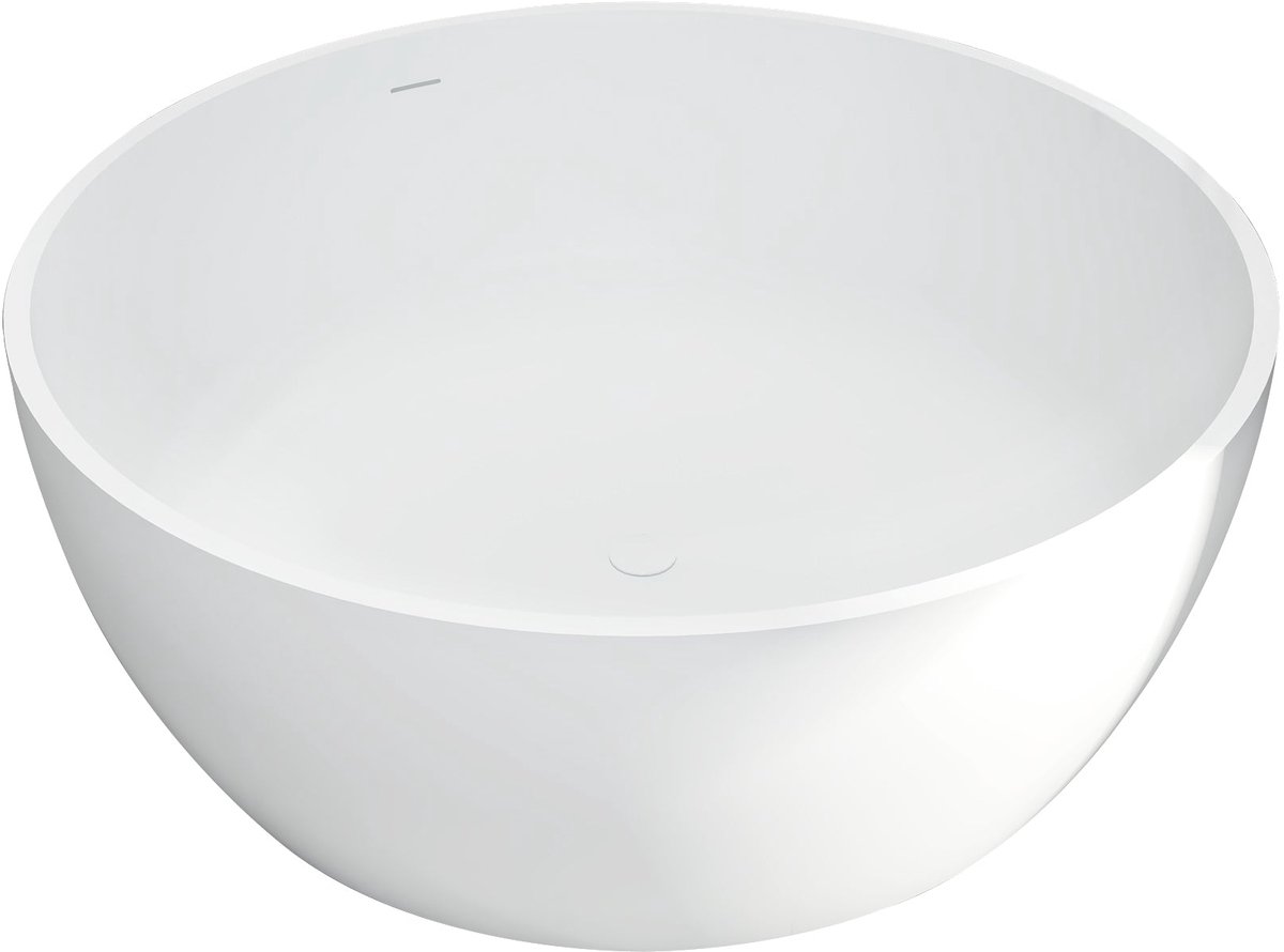 Vrijstaand ligbad Sanitado Elements Cirkel 153cm mat wit