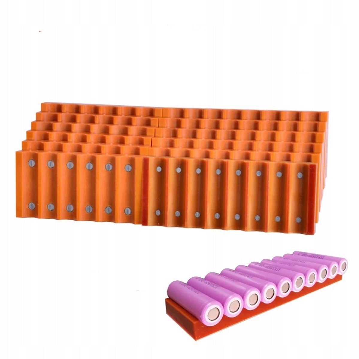 Rosfix Magnetische Lasmal - 6 Slots, Stabiele Bodem - 14500/18650/26650/32650