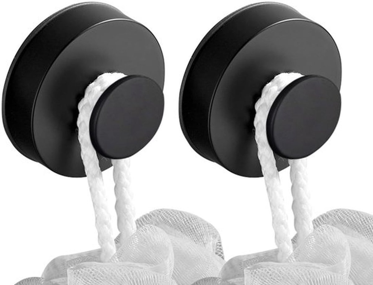 Zuignaphaken 2 Stuks - Extra Sterk - Waterdicht - Herbruikbaar - Draagvermogen 3 kg - 65 x 33 mm - Zuignap
