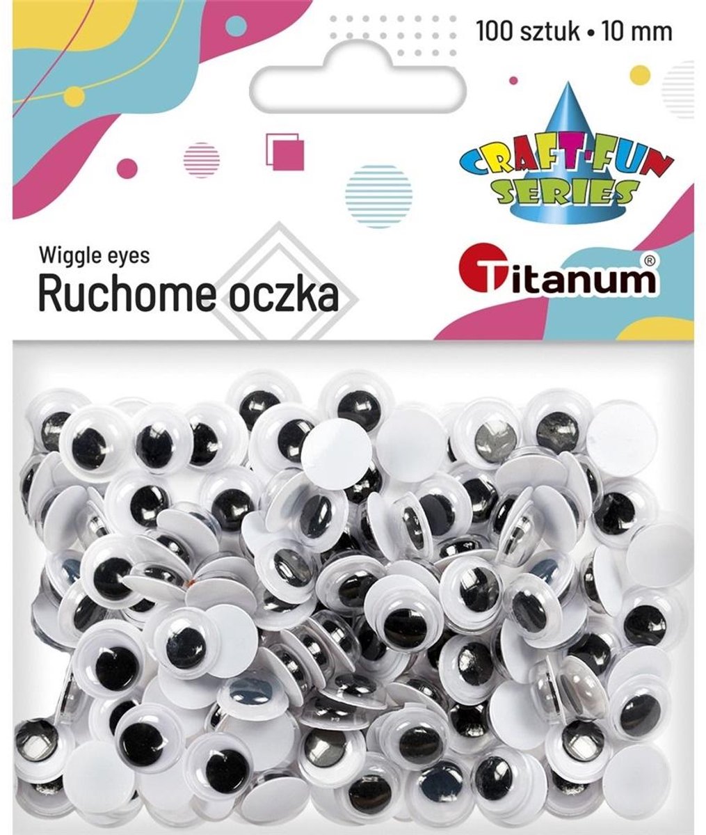 Decoratieve elementen - ogen 10 mm