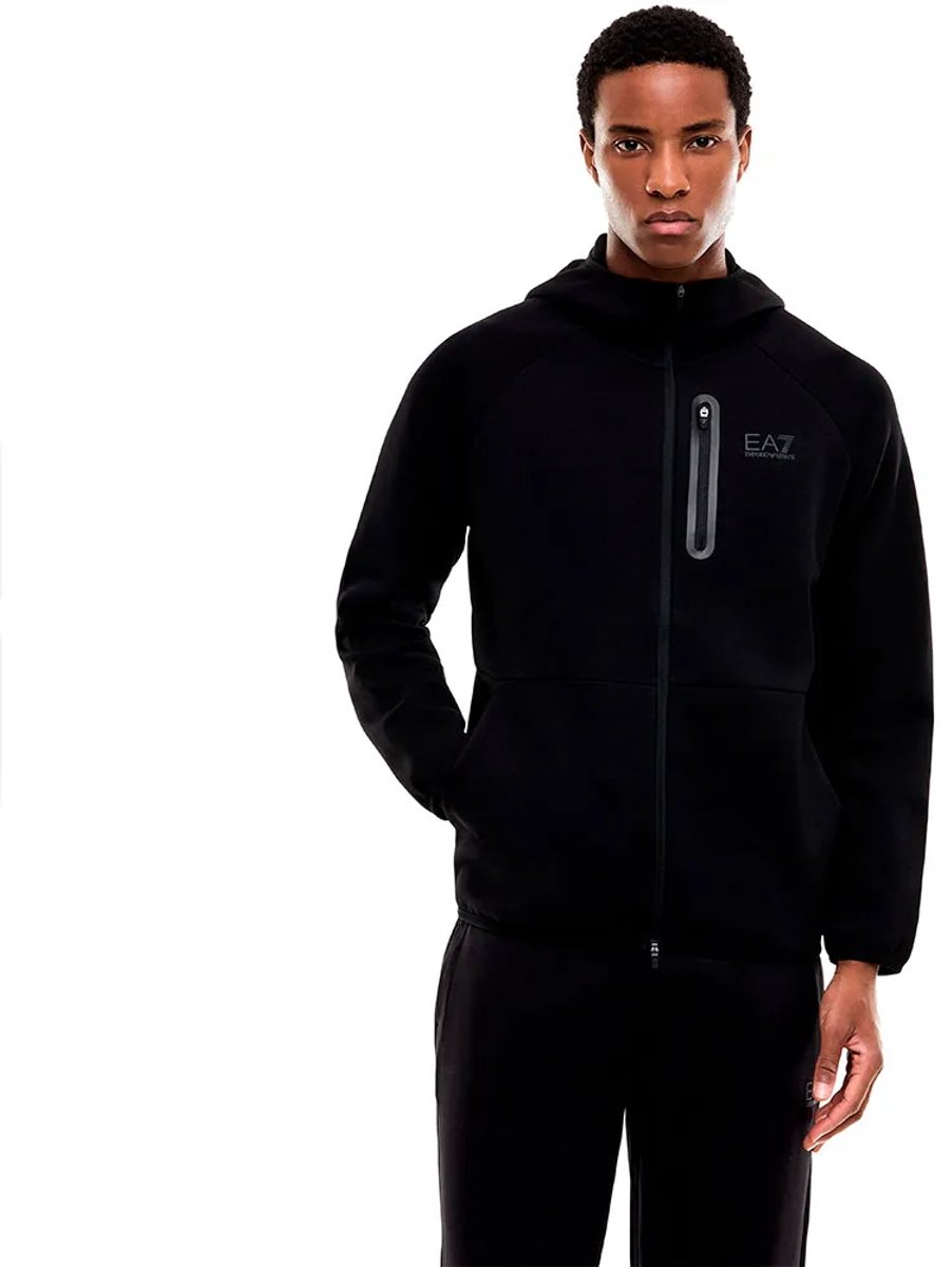 Ea7 Emporio Armani 7m002517_af20845 Sweatshirt Met Rits Zwart M Man