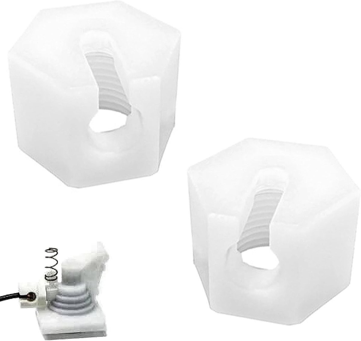 2 Stuks Vervangonderdelen voor SodaStream: Slang en Moer voor Crystal 1.0 & 2.0, Accessoires voor Koolzuurhouders en Drankmaker