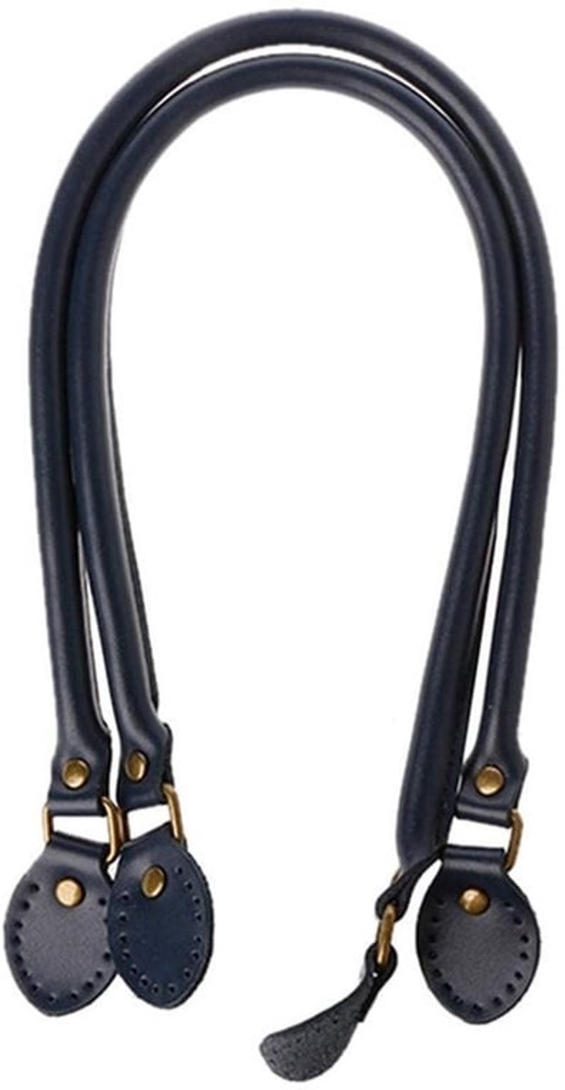 Draagriem 60 cm - Handtasriem - Schouderriem - Vervangend handvat - Leer - Comfortabel en elastisch