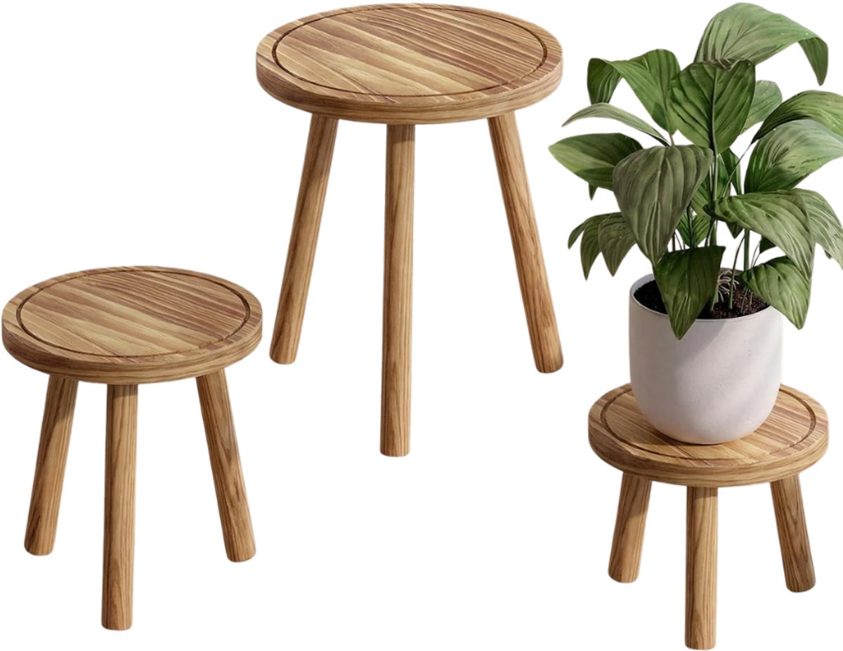 Zavio® Plantentafel - Plantenstandaard voor Binnen - Plantenzuil