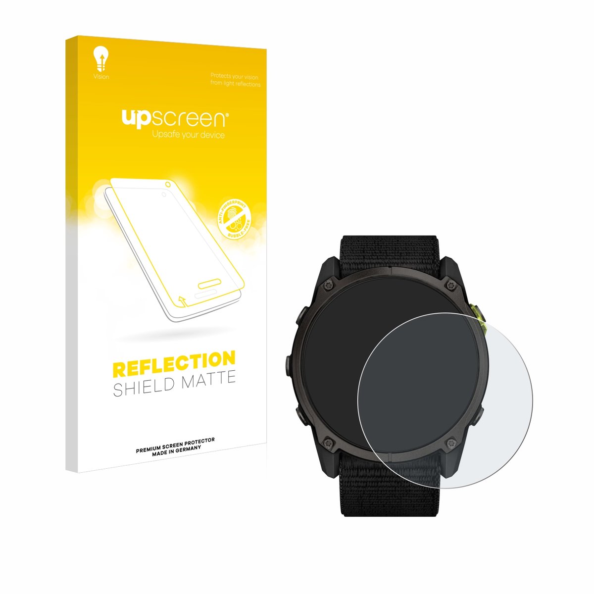 upscreen - Screenprotector voor Garmin Enduro 3 - Folie Beschermfolie anti glare matte