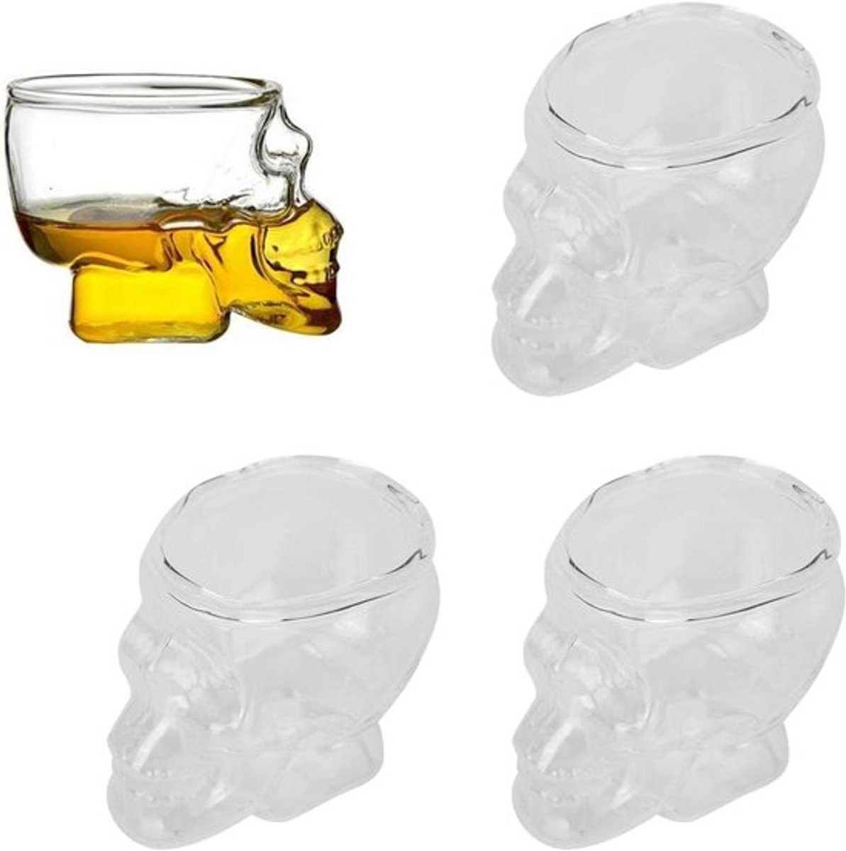 Kristalglas voor wijn en whisky, 3D cocktailglas, 75 ml FiestaDecoratie