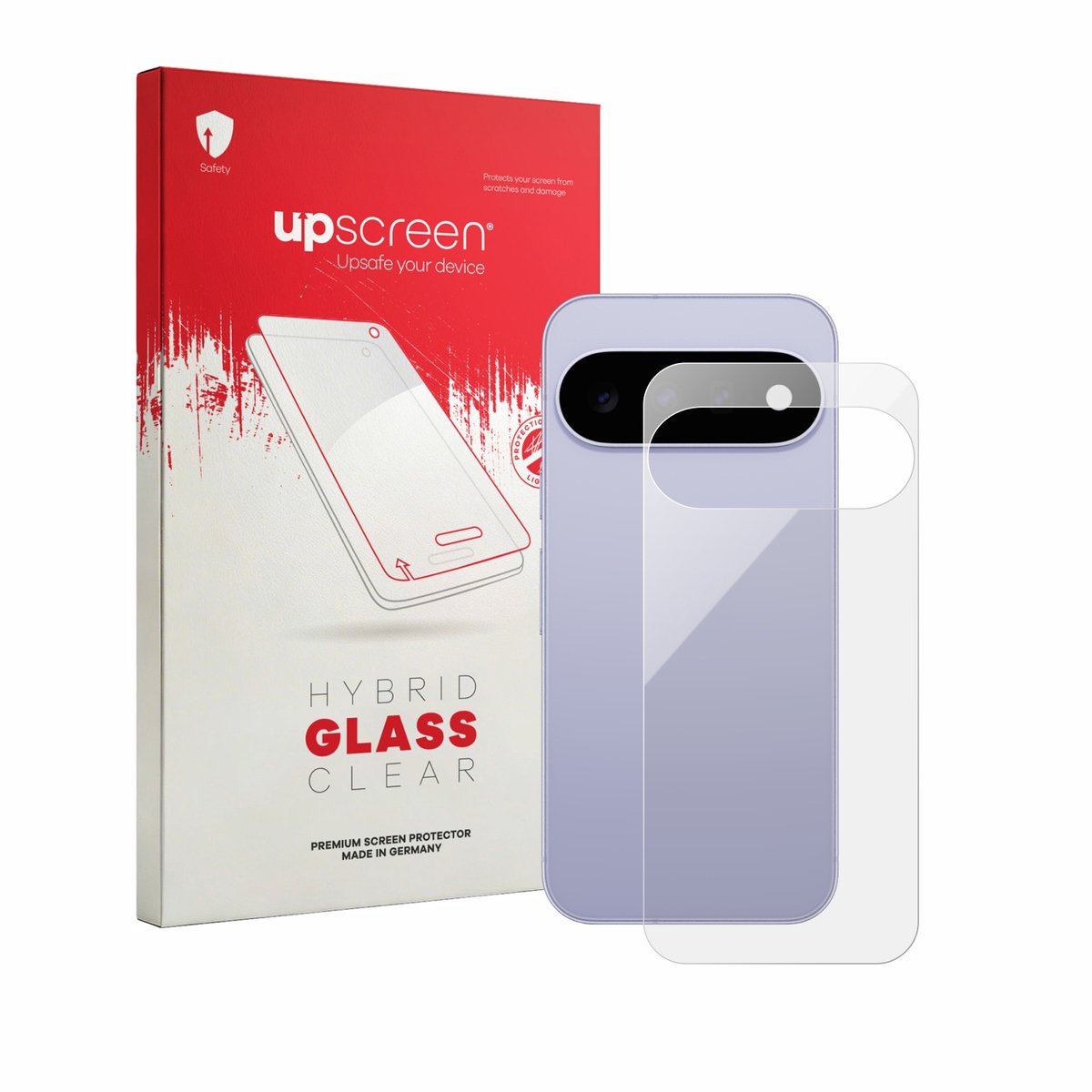 upscreen - Screenprotector voor Google Pixel 11 (Achterkant) - Folie Beschermfolie Beschermglas transparant