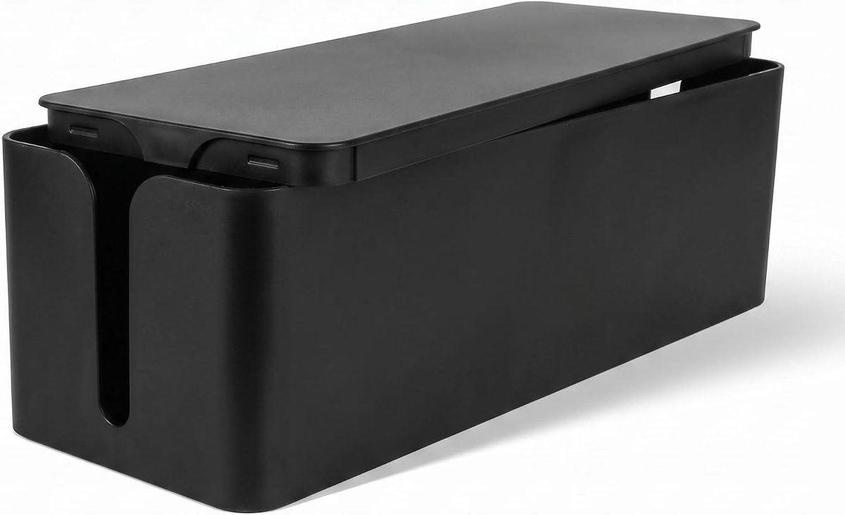 Kabeldoos 40 x 14,5 cm - Vouwbaar plastic - Antislip en veilig - Ideaal voor het verbergen van kabels - ShopVlot