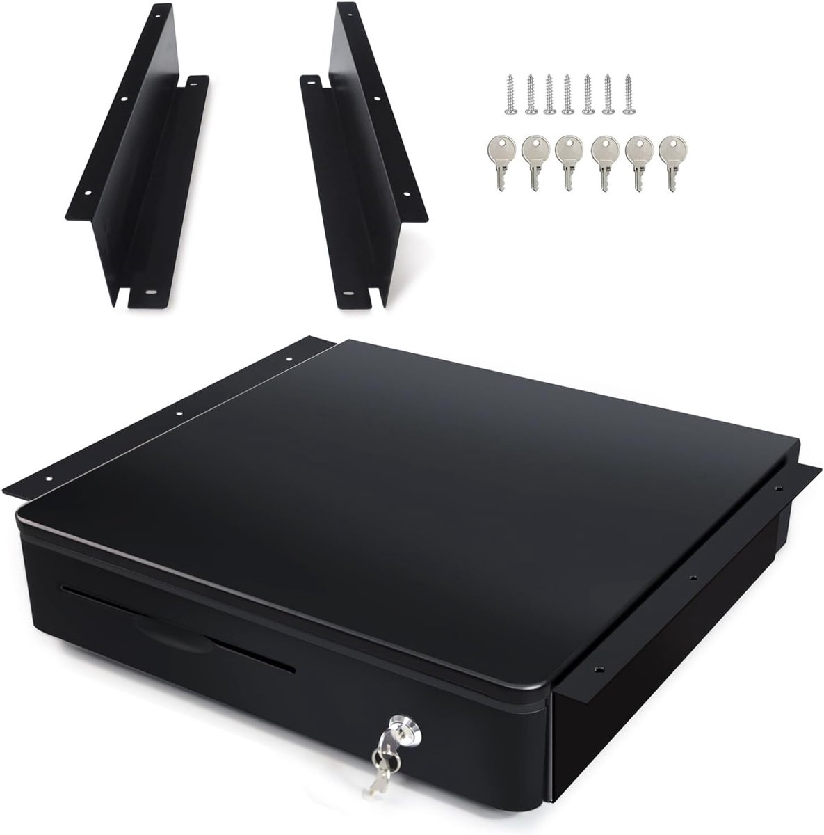 Kasdrawer 15,7" met Beugelset - Handmatig Openen/Dichten - 4 Briefen & 8 Muntvakken - Ideaal voor Retail - ShopVlot