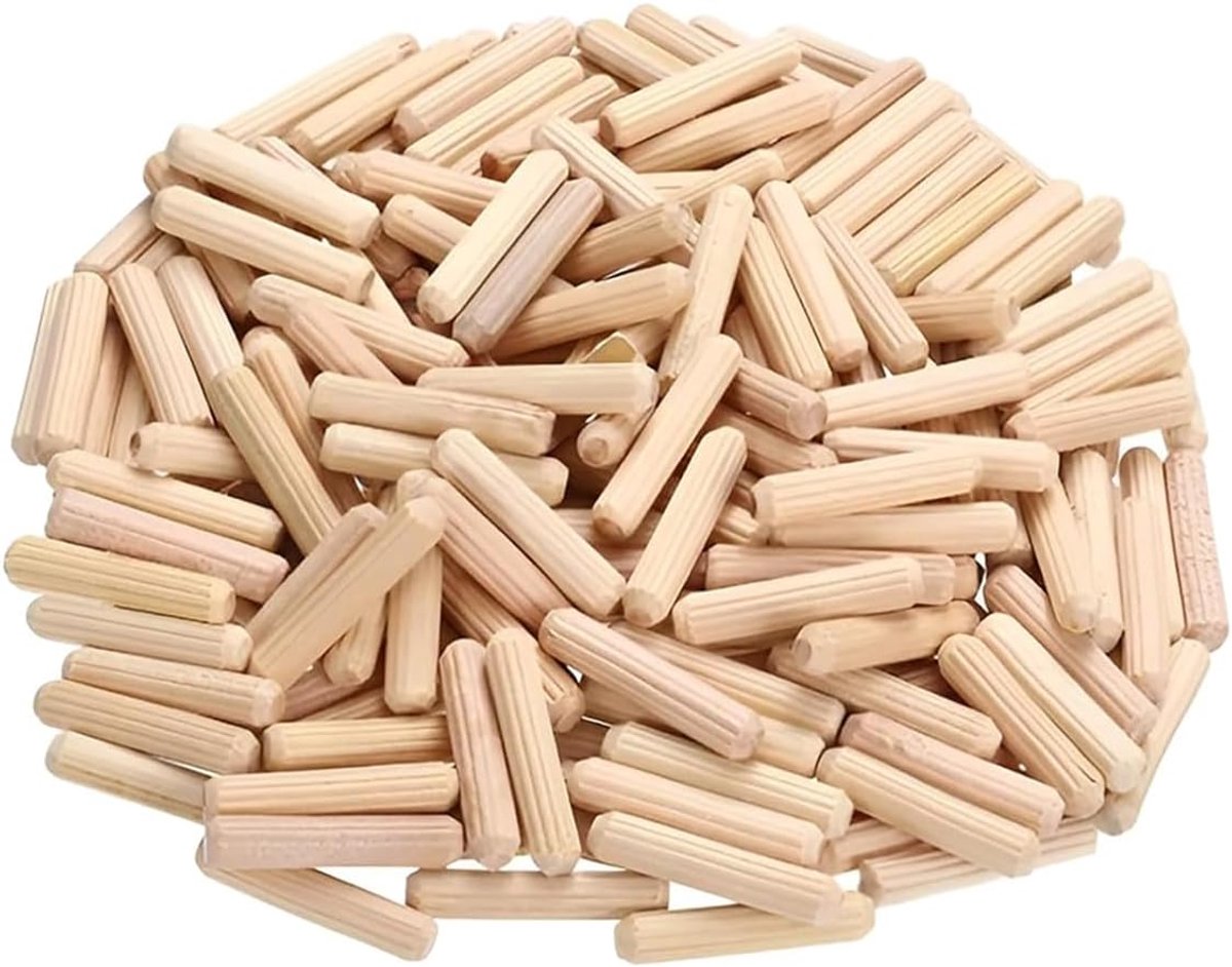 Houten kegels 150 stuks - M6, M8, M10 - diverse maten - ideaal voor meubelconstructie - ShopVlot
