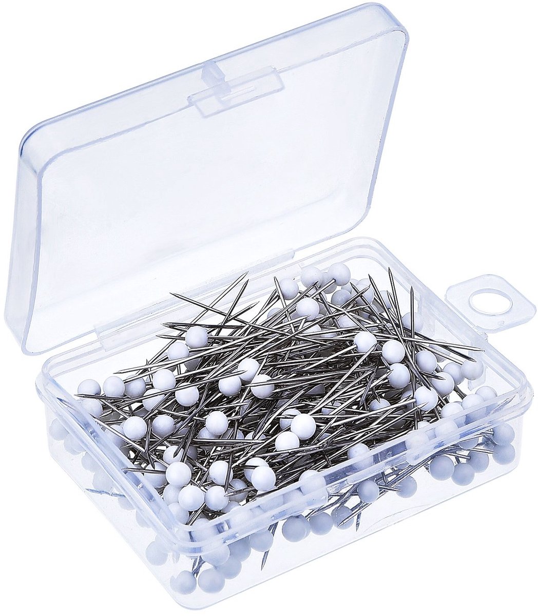 Solidchoice - 250 Stuks Kristal Hoofdspelden in Doos