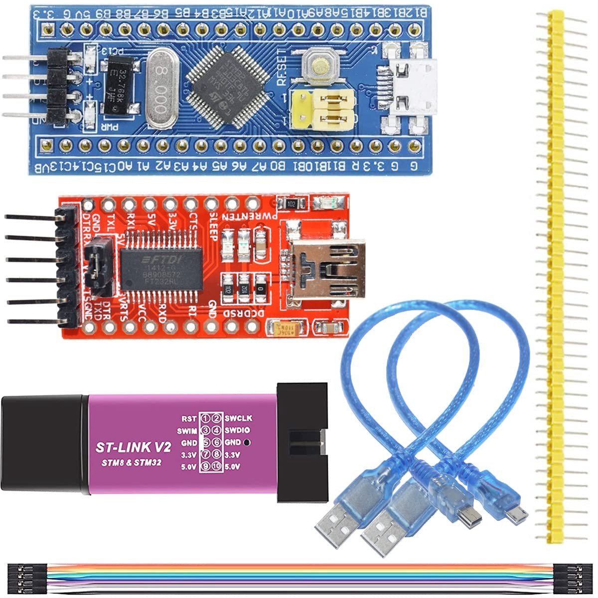 Solidchoice - STM32F103C8T6 ARM Ontwikkelbord met ST-Link V2 Emulator