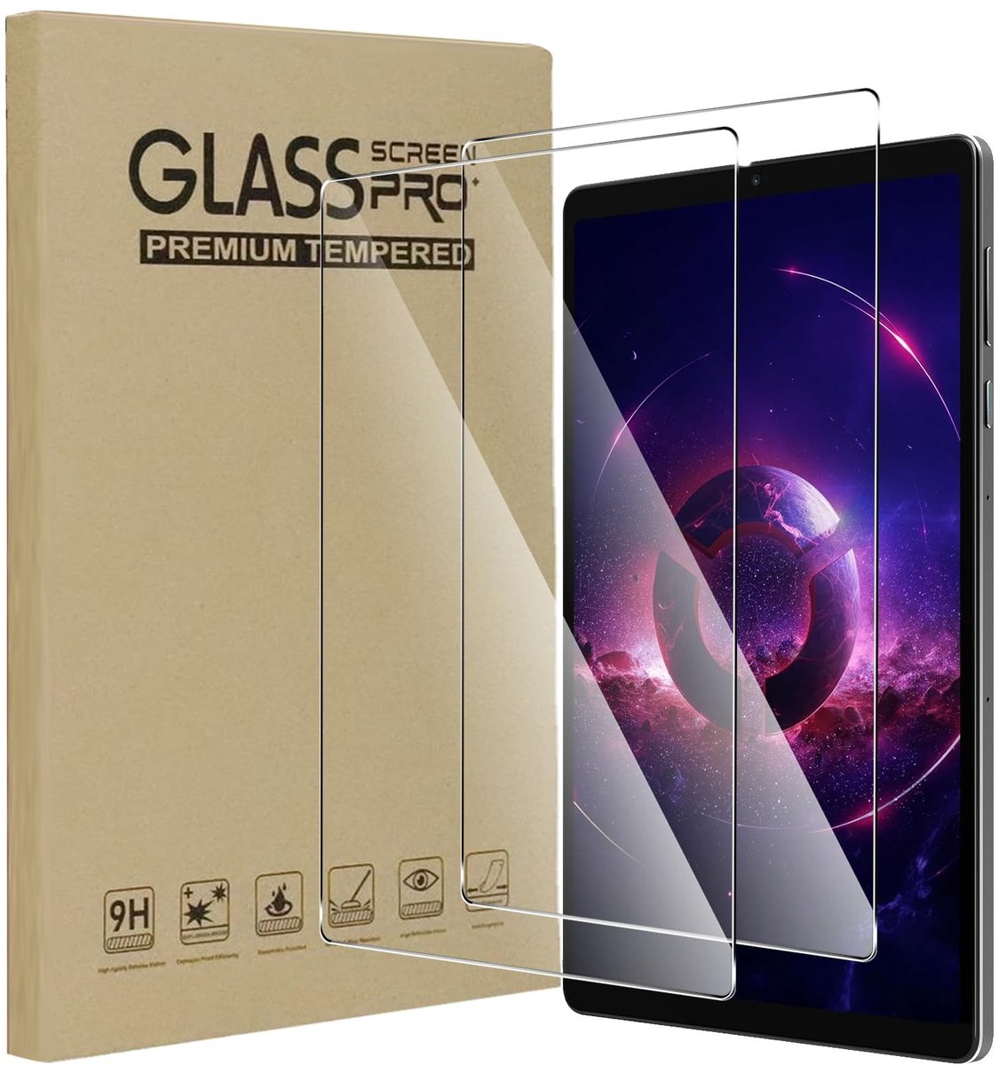 Solidchoice - Set van 2 Geharde Glazen Screen Protectors voor Lenovo Legion Tab (8.8 inch)
