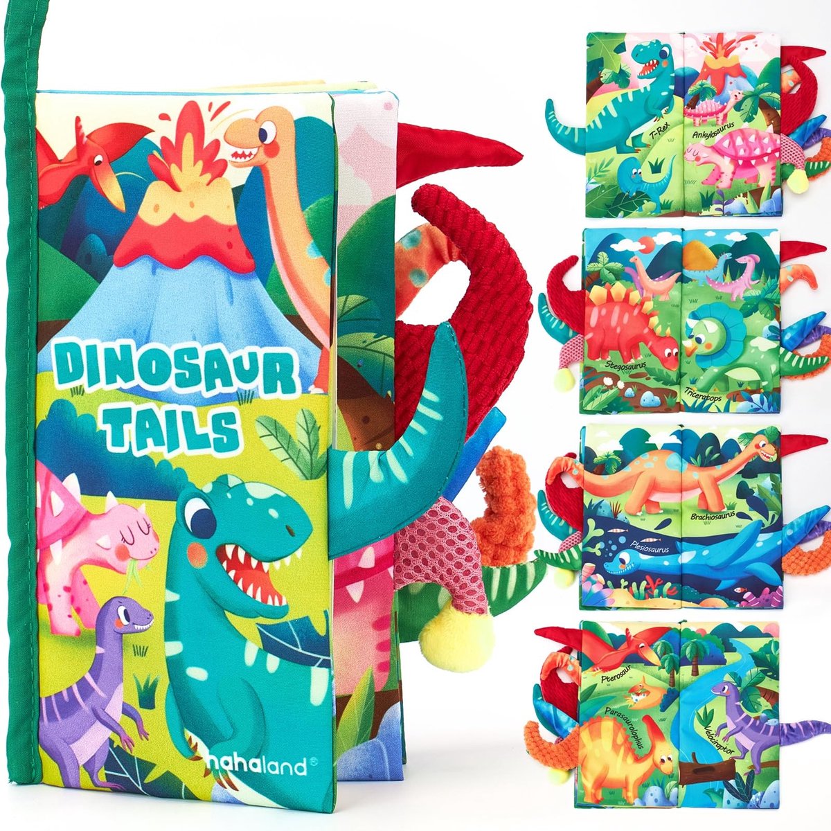 Solidchoice - Educatief Dinosaurussen Boek voor Baby's van 0-6 Maanden